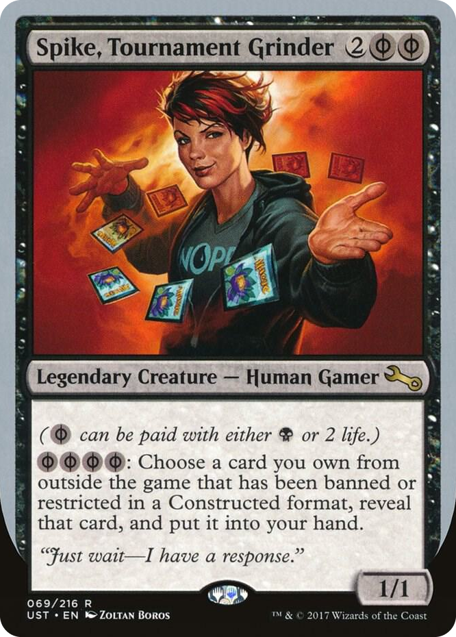 0069 Spike, Tournament Grinder R Unstable
