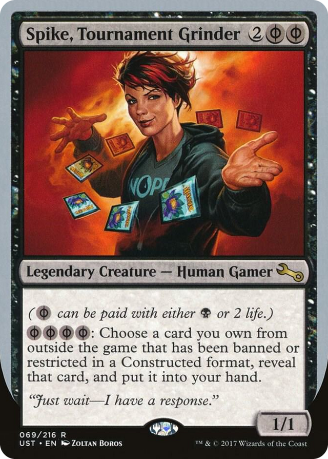 0069 Spike, Tournament Grinder R Unstable