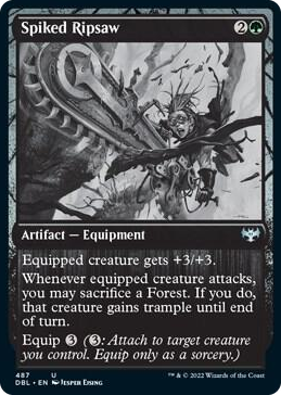 0487 Spiked Ripsaw U Innistrad: Double Feature
