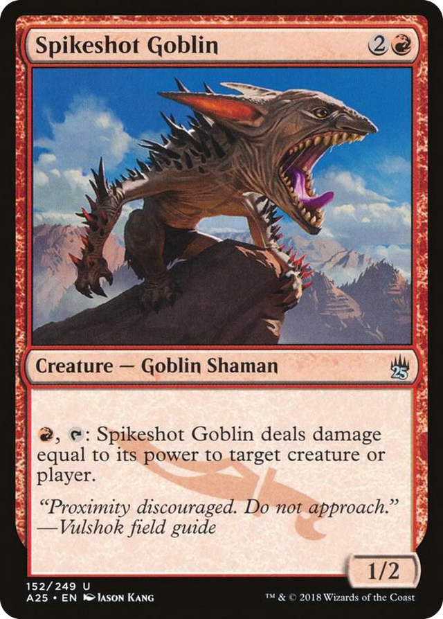 0152 Spikeshot Goblin U Masters 25