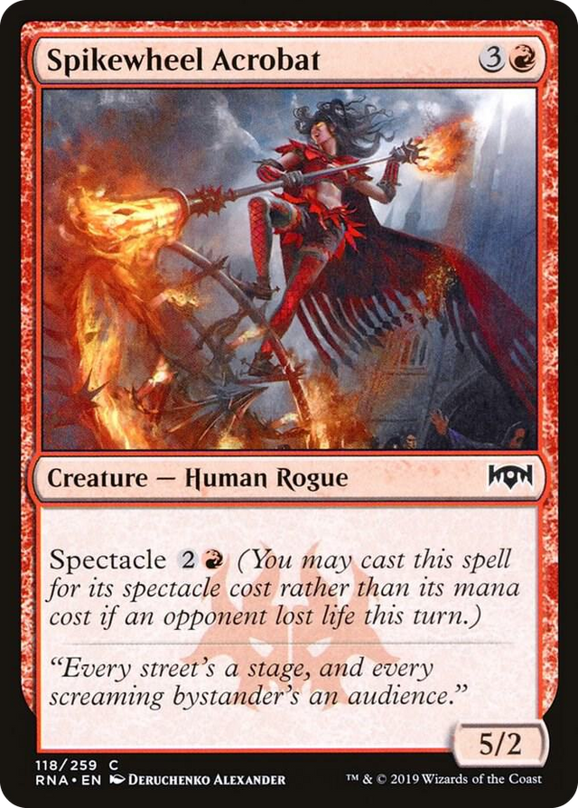 0118 Spikewheel Acrobat C Ravnica Allegiance