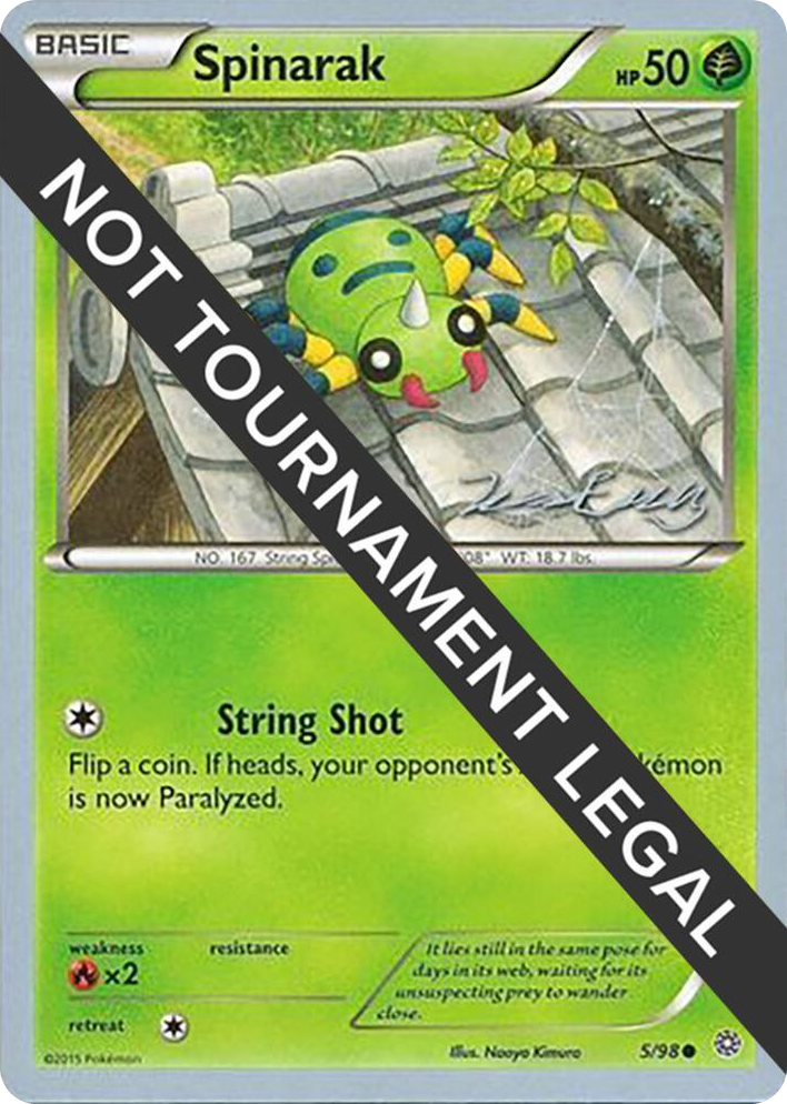 0005 Spinarak - 2016 (Jesper Eriksen) Common World Championship Decks