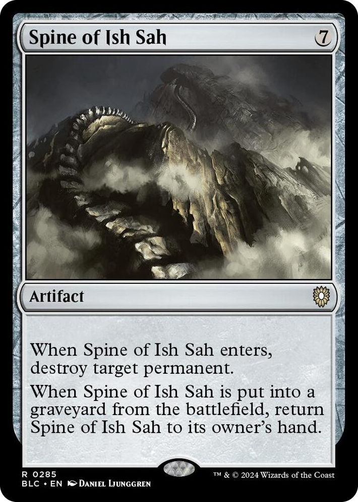 0285 Spine of Ish Sah R Commander: Bloomburrow