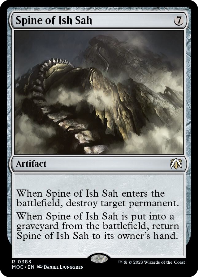 0383 Spine of Ish Sah R Commander: March of the Machine