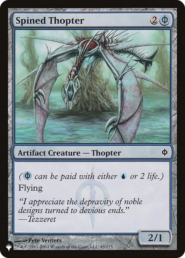 0045 Spined Thopter C The List Reprints