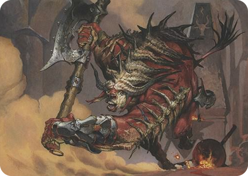 0038 Spinehorn Minotaur (Art Series) S Art Series: Modern Horizons