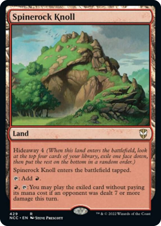 0429 Spinerock Knoll R Commander: Streets of New Capenna