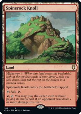 Spinerock Knoll #916 R - Commander Legends: Battle for Baldur's Gate Pokemon card