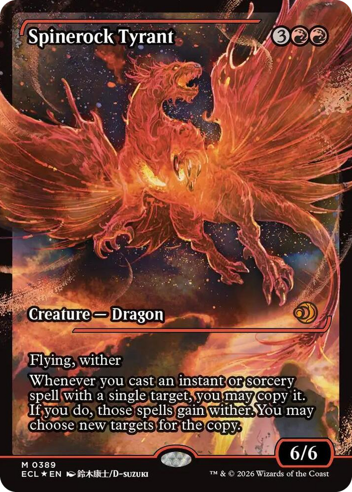 Spinerock Tyrant (0389) (Showcase) #389 M - Lorwyn Eclipsed Pokemon card