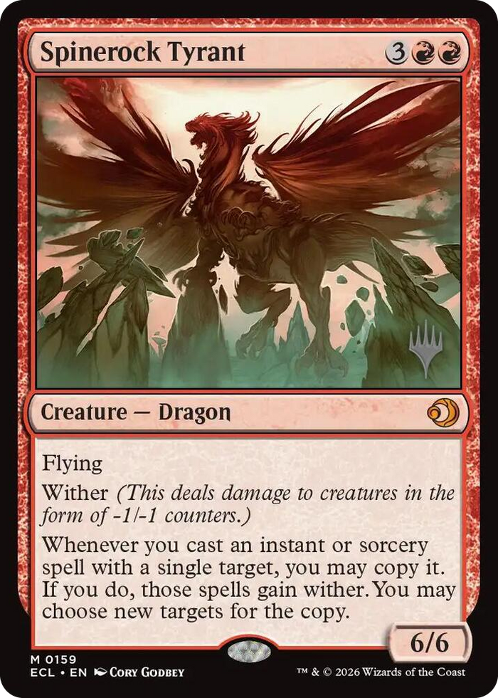 Spinerock Tyrant #159 M - Promo Pack: Lorwyn Eclipsed Pokemon card