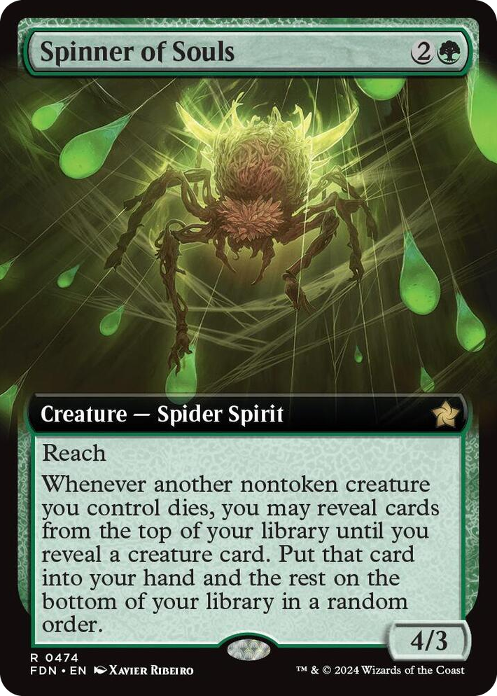 0474 Spinner of Souls (Extended Art) R Foundations