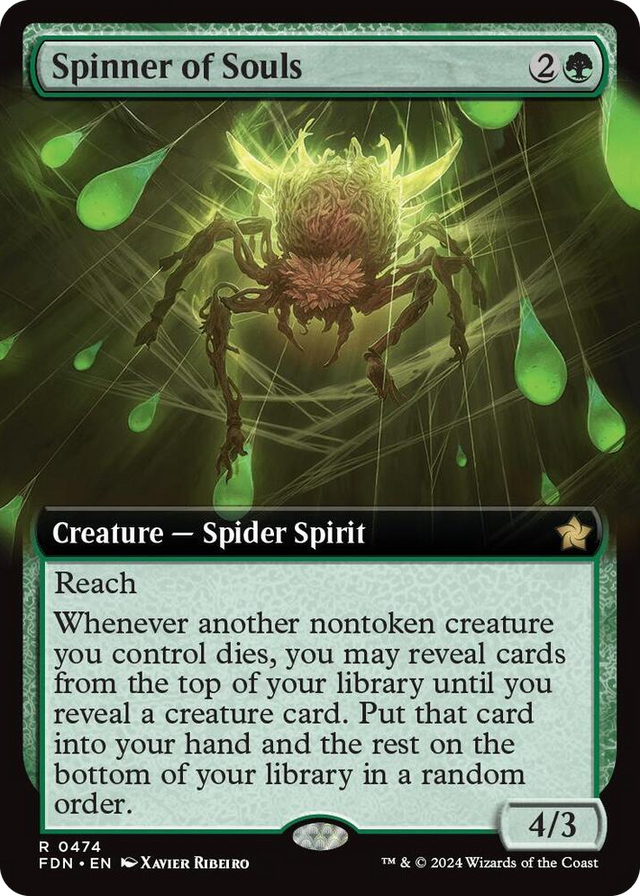 0474 Spinner of Souls (Extended Art) R Foundations