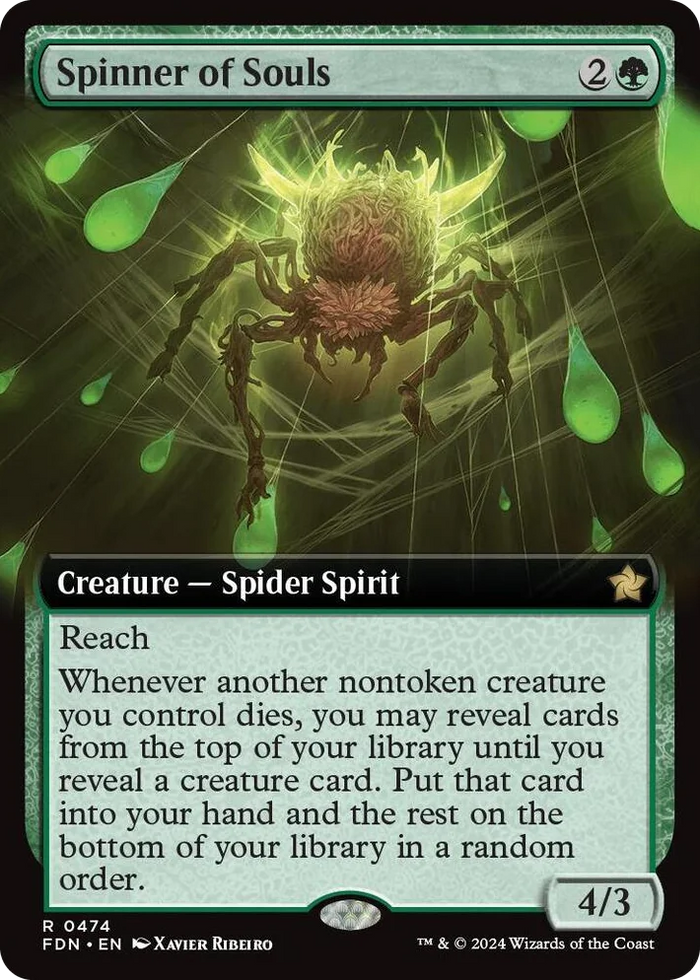 0474 Spinner of Souls (Extended Art) R Foundations