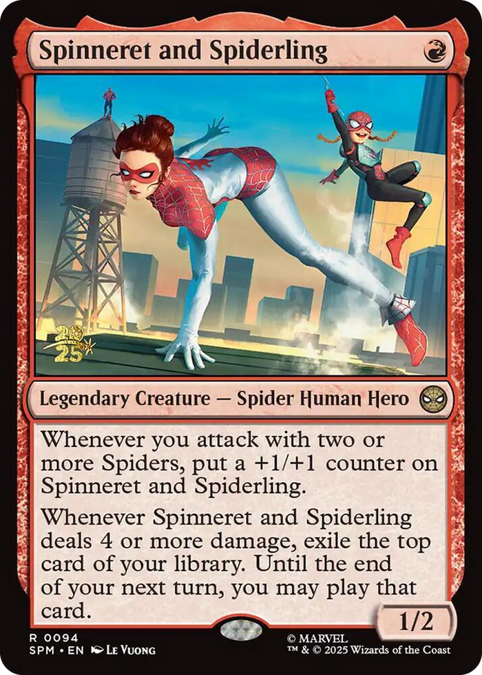 Spinneret and Spiderling #94 R - Prerelease Cards Pokemon card