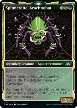 0271 Spinnerette, Arachnobat (Showcase) U Unfinity