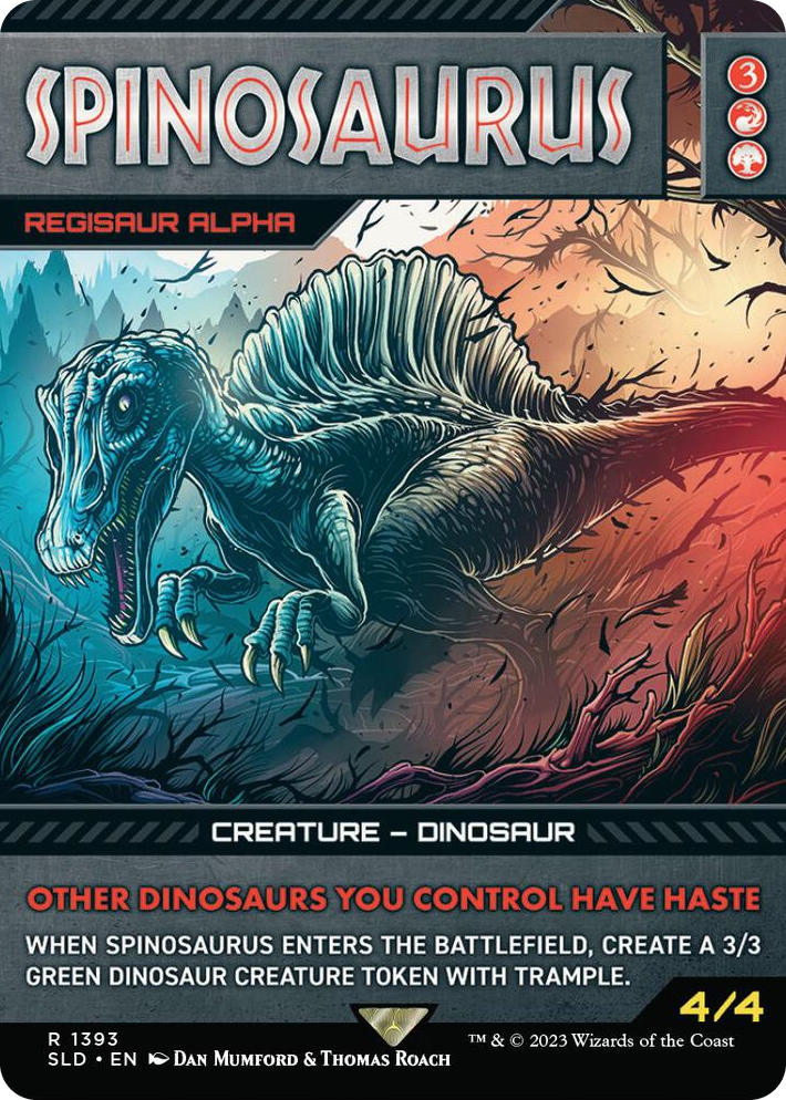 1393 Spinosaurus - Regisaur Alpha R Secret Lair Drop Series
