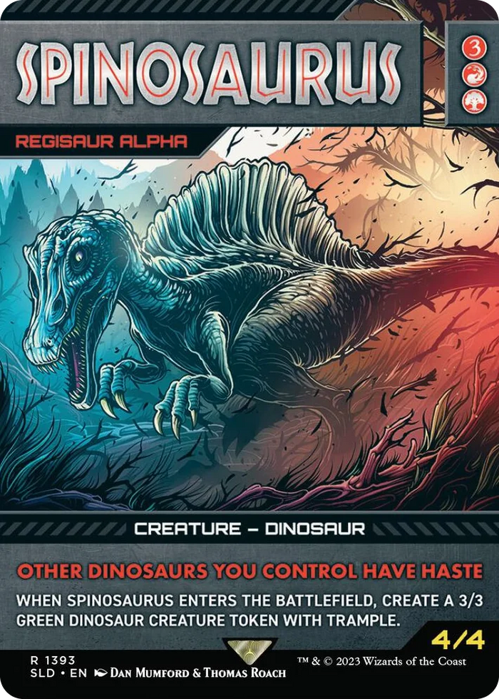 1393 Spinosaurus - Regisaur Alpha R Secret Lair Drop Series