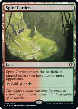0361 Spire Garden R Commander Legends: Battle for Baldur's Gate