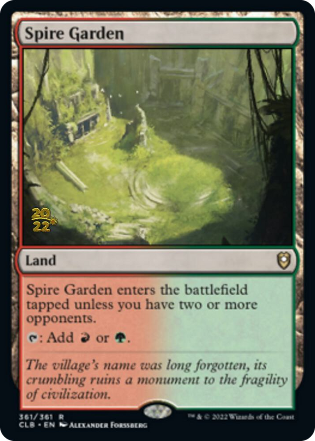 0361 Spire Garden R Prerelease Cards