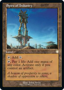 0203 Spire of Industry (Retro Frame) R Commander: The Brothers' War