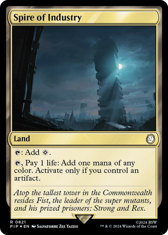 0821 Spire of Industry (Surge Foil) R Universes Beyond: Fallout