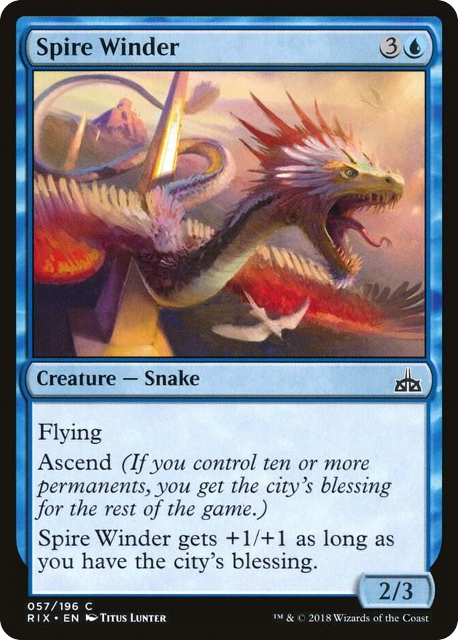 0057 Spire Winder C Rivals of Ixalan