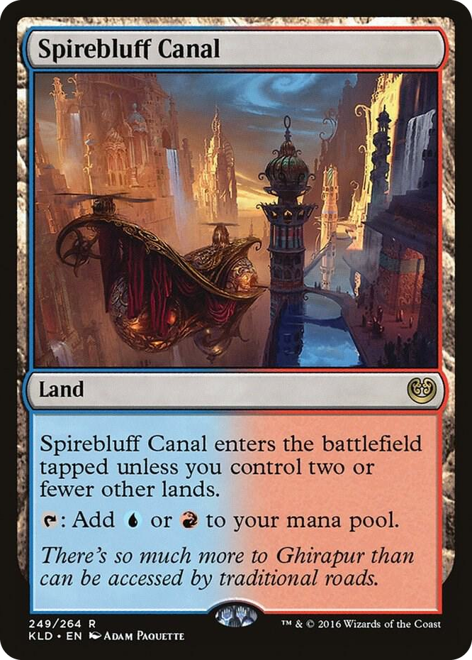 Spirebluff Canal #249 R - Kaladesh Pokemon card