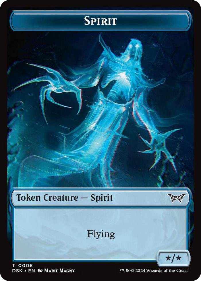 Spirit (0008) // Gremlin Double-Sided Token #8 T - Duskmourn: House of Horror Pokemon card