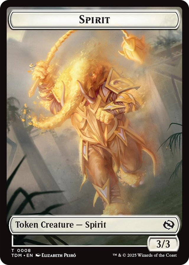 0008 Spirit (0008) // Spirit (0009) Double-Sided Token T Dragonstorm