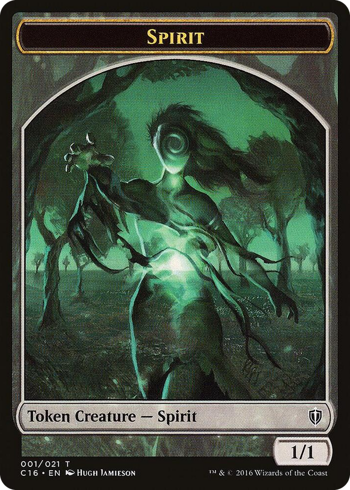 Spirit (001) // Spirit (006) Double-Sided Token #1 T - Commander 2016 Pokemon card