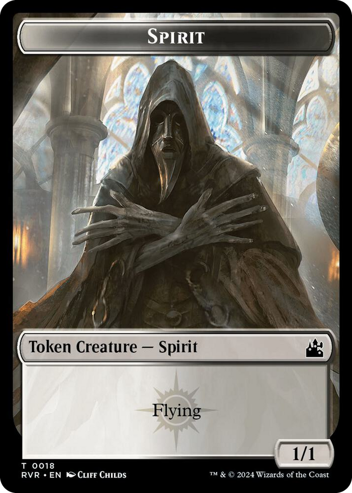Spirit (0018) // Sphinx Double-Sided Token #18 T - Ravnica Remastered Pokemon card