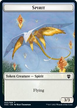0003 Spirit (003) // Thopter Double-sided Token T Commander: Innistrad: Crimson Vow