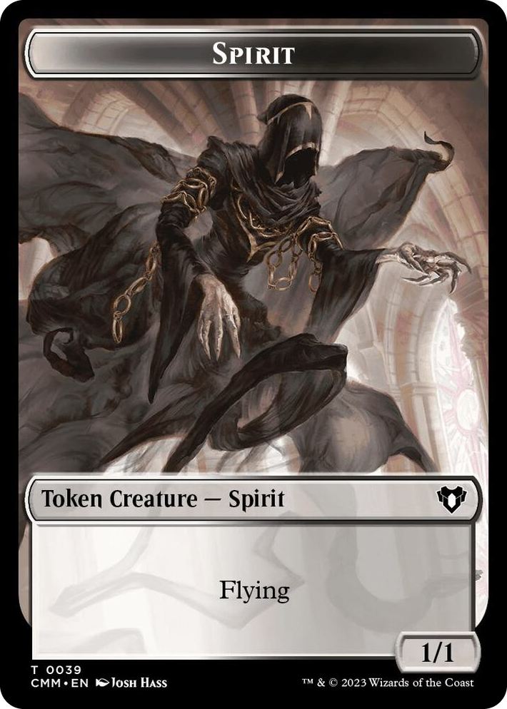 0039 Spirit (0039) // Goblin Double-Sided Token T Commander Masters