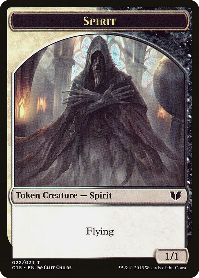 0022 Spirit (022) // Angel Double-Sided Token T Commander 2015