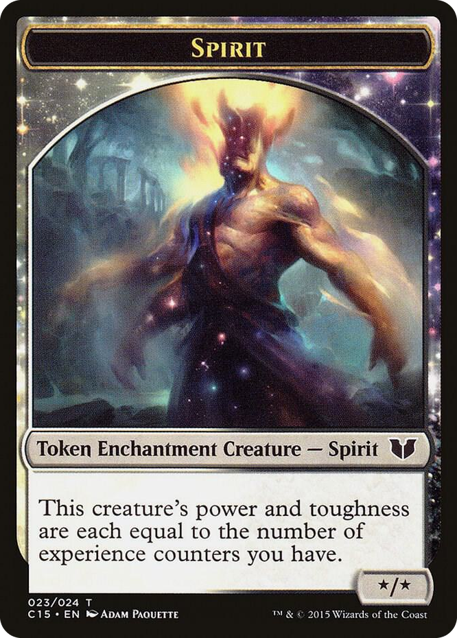 Spirit (023) // Cat Double-Sided Token #23 T - Commander 2015 Pokemon card