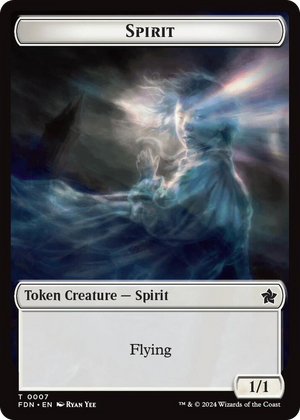0001 Spirit // Cat (0001) Doubled-Sided Token T Foundations