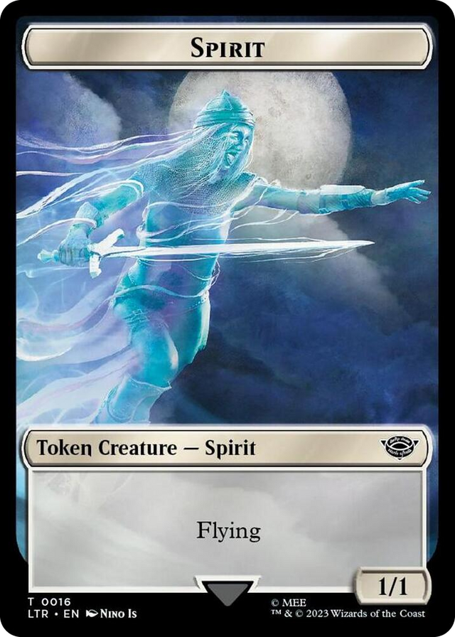 0016 Spirit // Food (0022) Double-Sided Token (Surge Foil) T Universes Beyond: The Lord of the Rings: Tales of Middle-earth