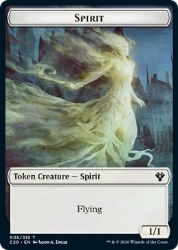 0006 Spirit // Insect (013) Double-Sided Token T Commander 2020
