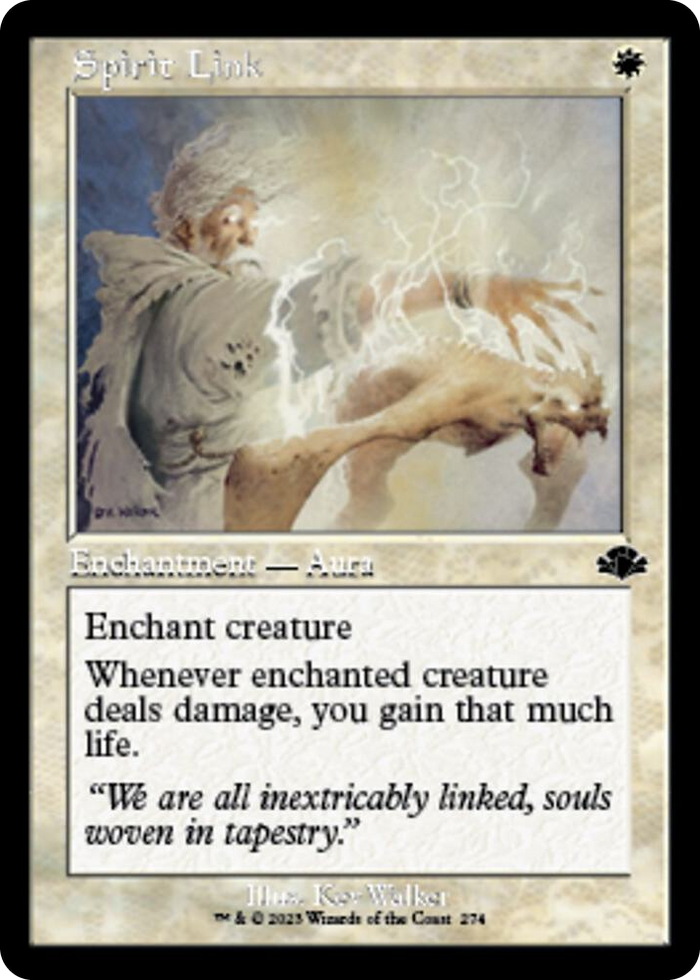 Spirit Link (Retro Frame) #274 C - Dominaria Remastered Pokemon card