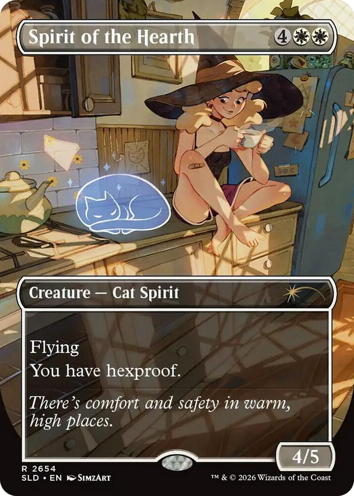 Spirit of the Hearth #2654 R - Secret Lair Drop Series Pokemon card