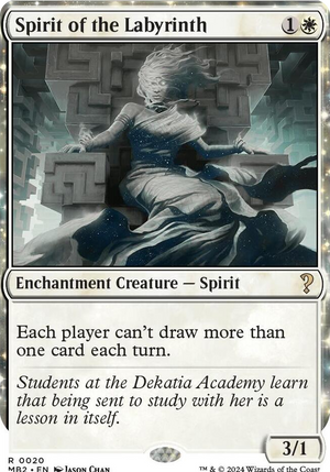 0020 Spirit of the Labyrinth (White Border) R Mystery Booster 2