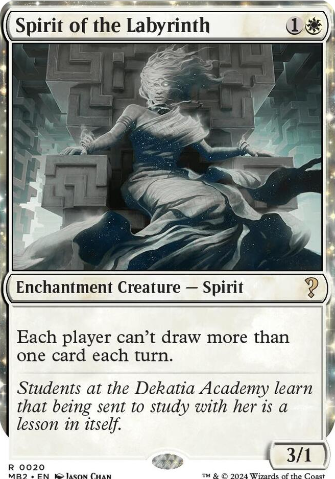 Spirit of the Labyrinth (White Border) #20 R - Mystery Booster 2 Pokemon card
