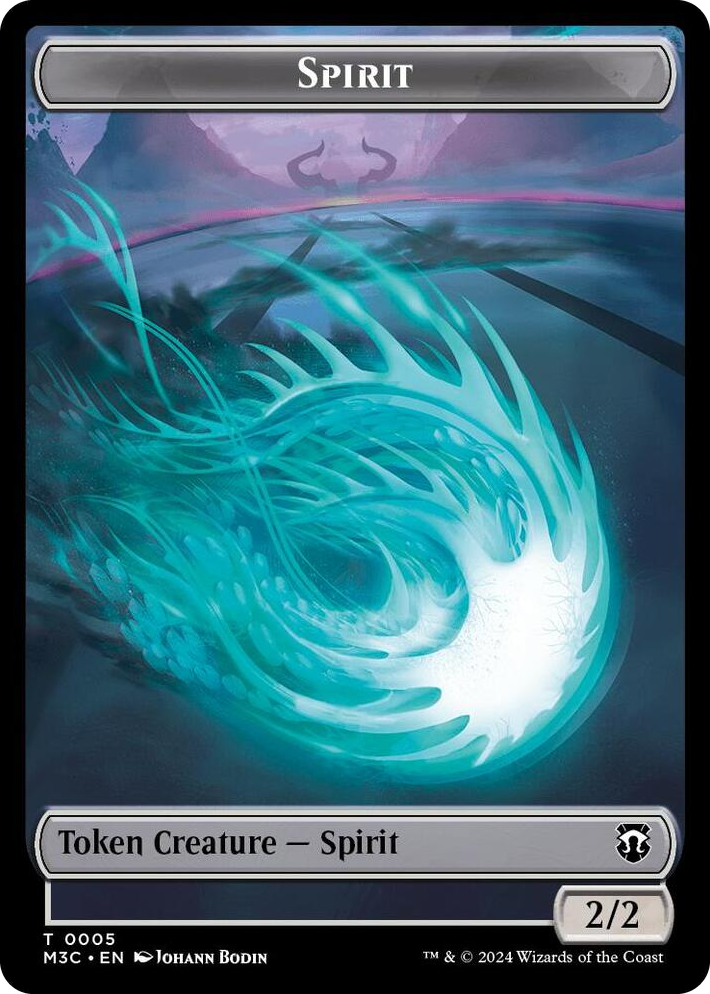 0005 Spirit (Ripple Foil) // Eldrazi Double-Sided Token T Commander: Modern Horizons 3