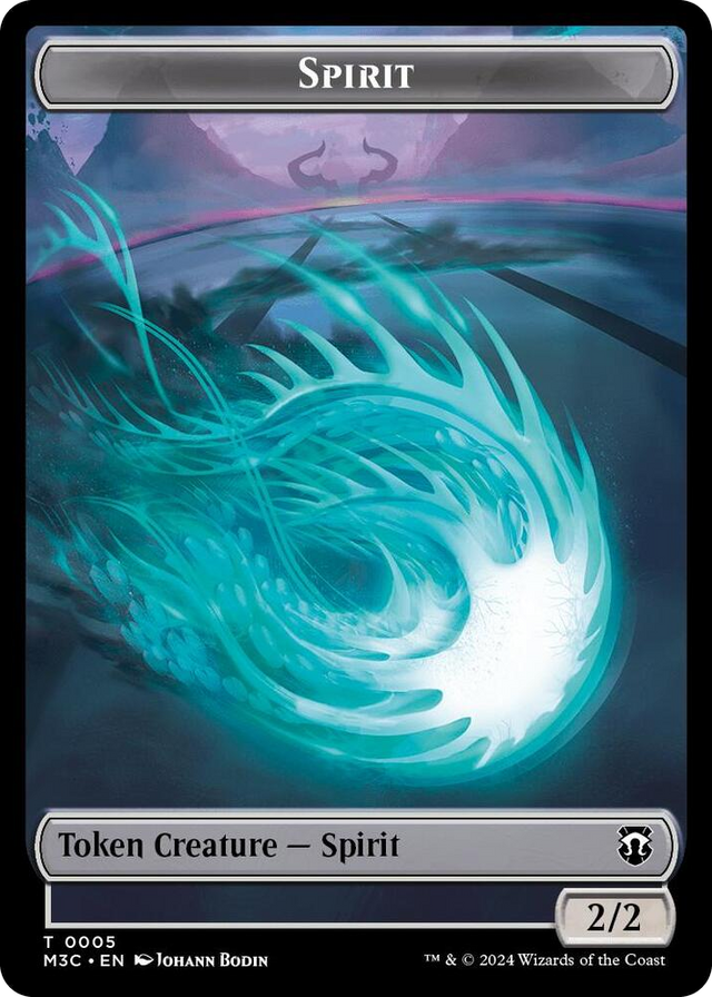 0005 Spirit (Ripple Foil) // Eldrazi Double-Sided Token T Commander: Modern Horizons 3