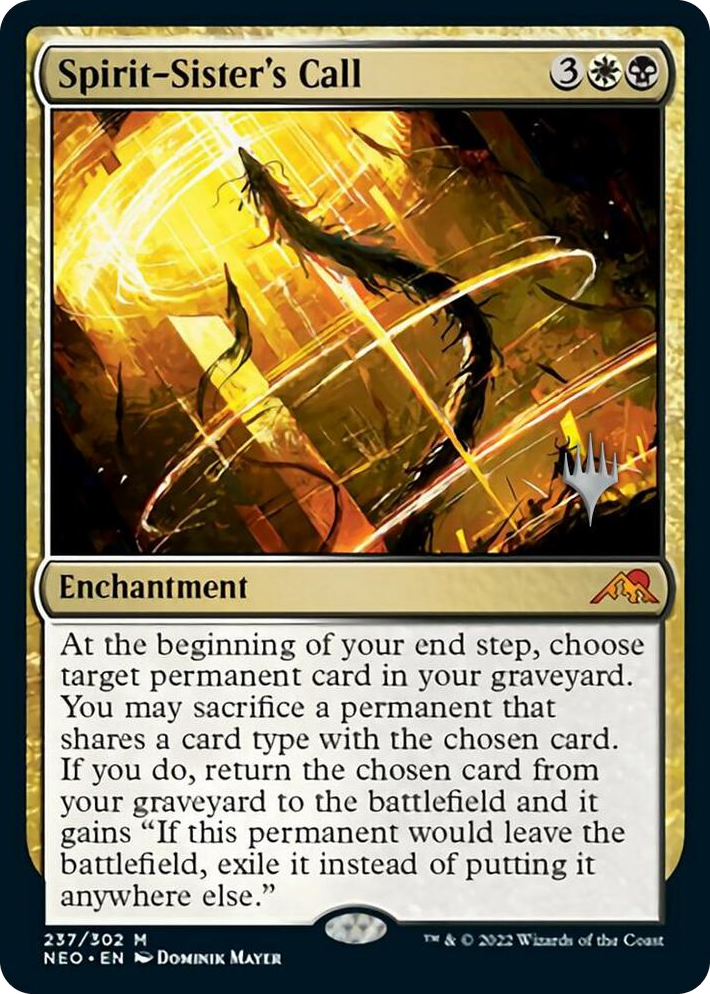 0237 Spirit-Sister's Call M Promo Pack: Kamigawa: Neon Dynasty