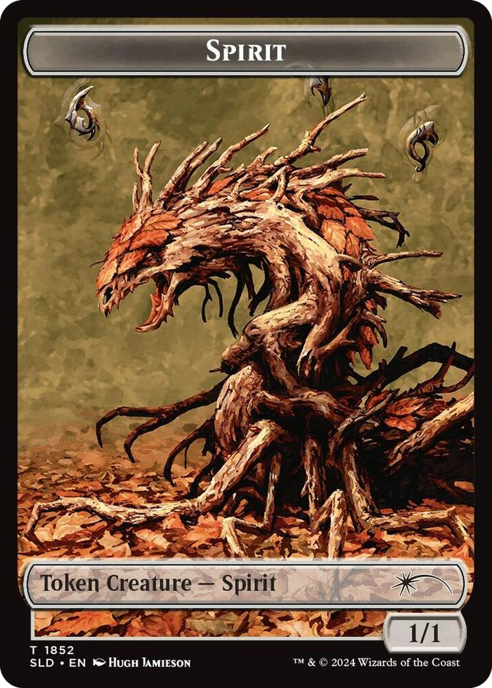 Spirit (SLD) // Shapeshifter (KHM) Double-sided Token #1852 T - Secret Lair Drop Series Pokemon card