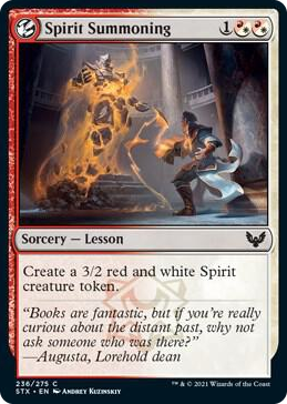 0236 Spirit Summoning C Strixhaven: School of Mages