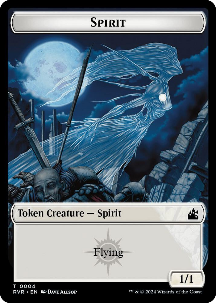 Spirit Token (0004) #4 T - Ravnica Remastered Pokemon card
