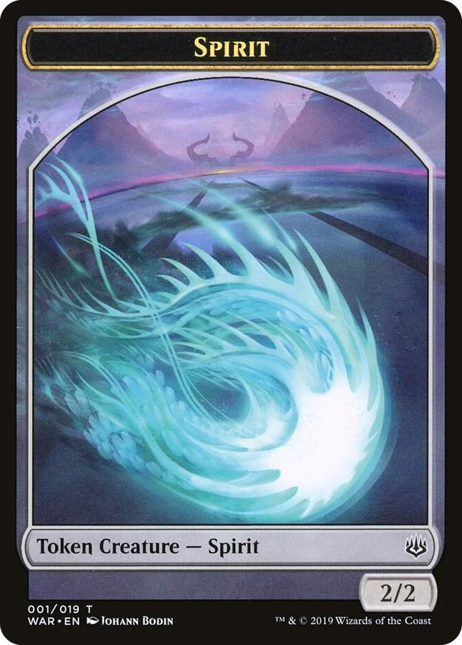 0001 Spirit Token T War of the Spark