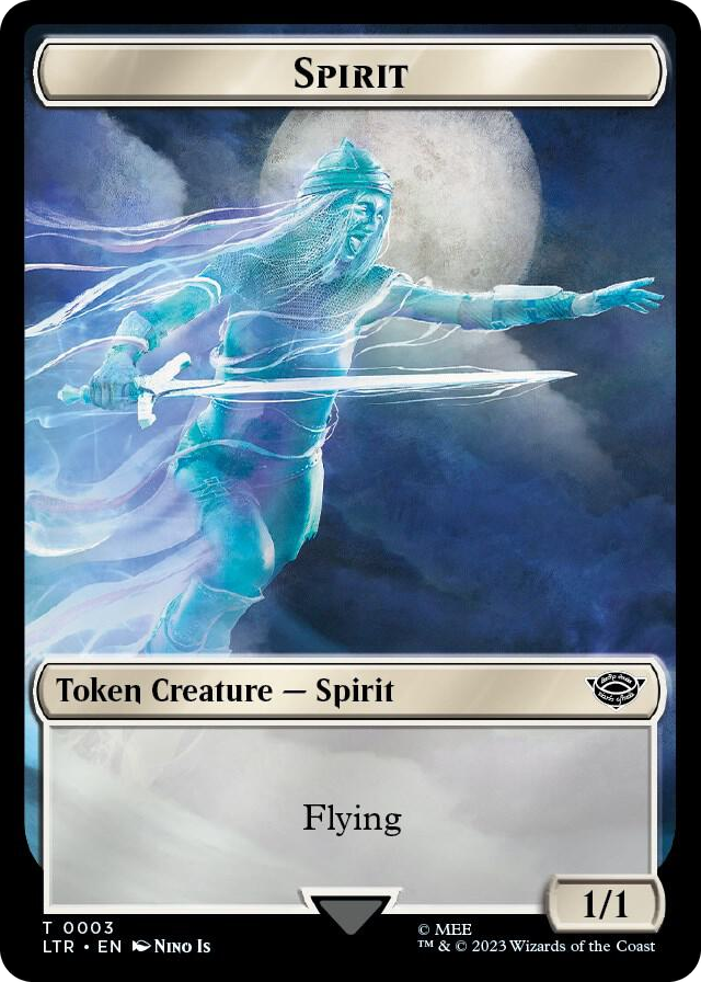 0003 Spirit Token T Universes Beyond: The Lord of the Rings: Tales of Middle-earth